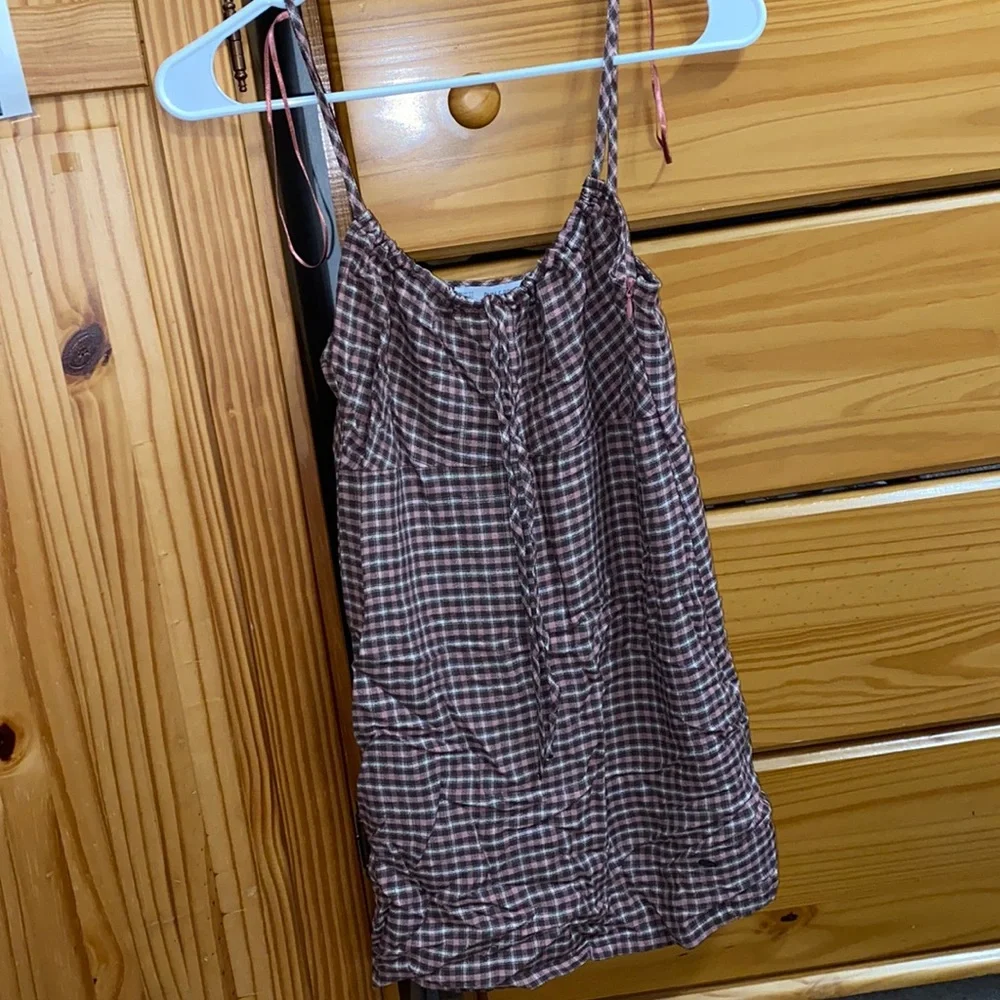pull&bear gingham dress - Picture 1 of 4